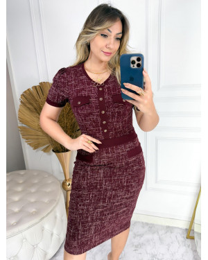 Vestido Tubinho Midi em Viscolycra Premiun | Moda Evangelica